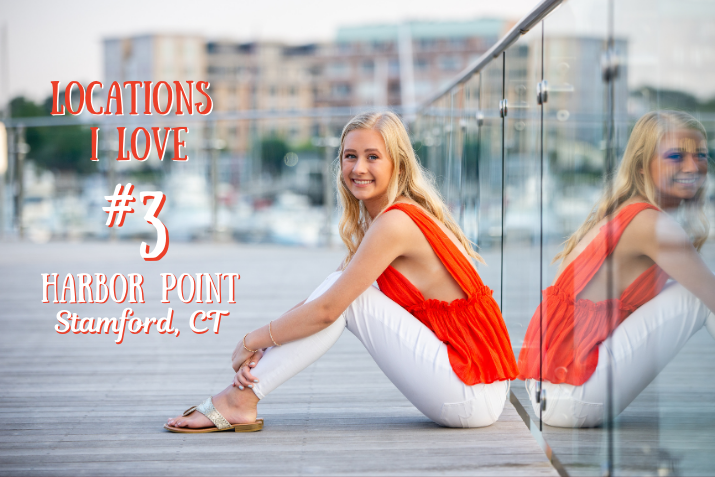 Senior Photos Portrait Pic Location Photographer Stamford CT Connecticut Harbor Point Urban Nautical